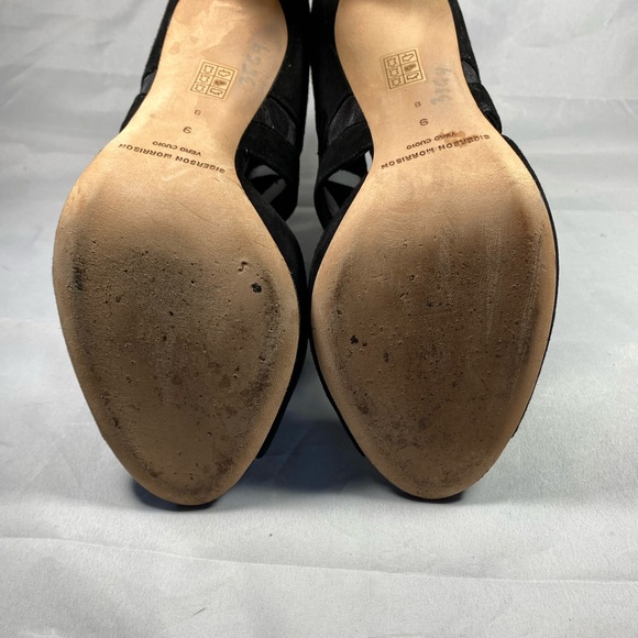 SIGERSON MORRISON | Mesh Macee Suede Heels 9 - Picture 13 of 15